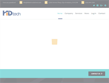 Tablet Screenshot of hdtech-solutions.com